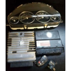 Used X type ECU Lockset Complete